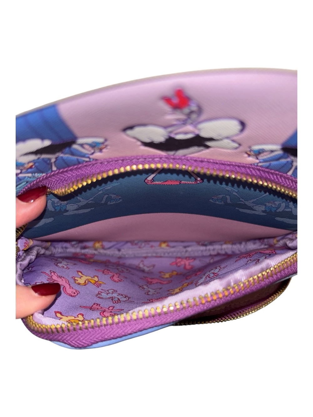 Loungefly Purple Pink Cream Multi-Color Pony Ballet Mini Backpack - Picture 9 of 10